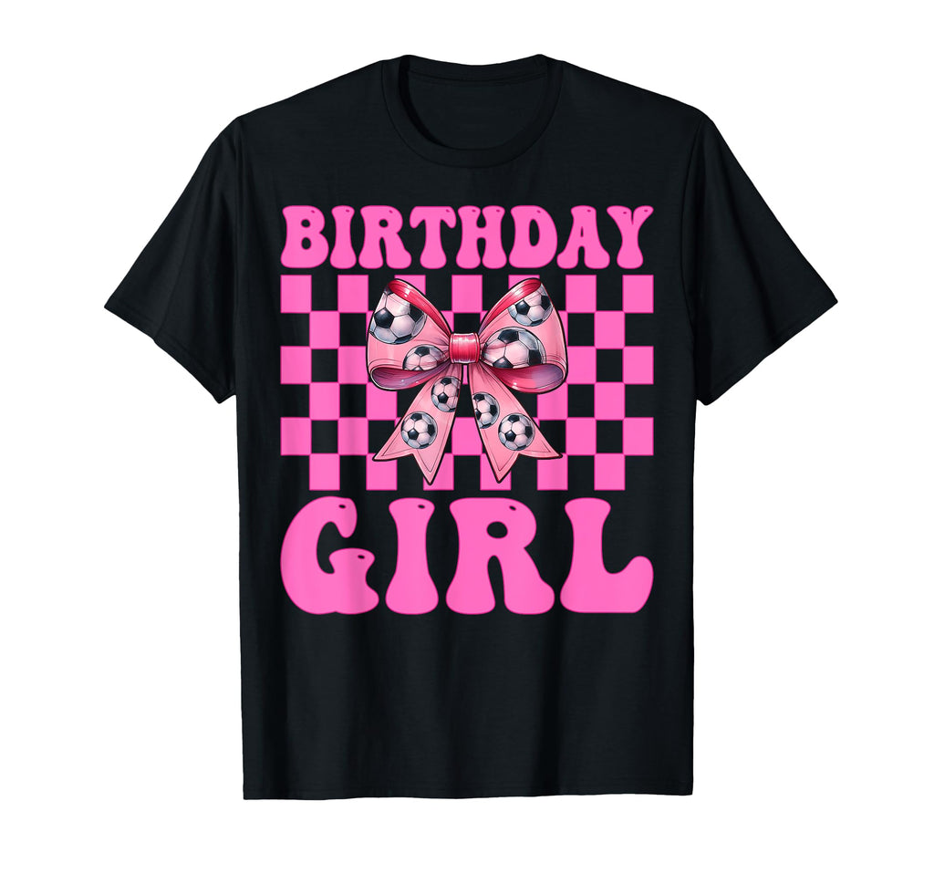 Birthday Soccer Soccer Mom Mama Coquette T-Shirt - Streetwear Style Unisex
