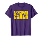 Assistant Soccer Coach T-Shirt - Casual Everyday Wear for Adults