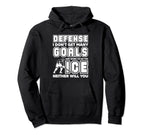 Ice Hockey Goalie Goalkeeper Defense Hoodie - Aesthetic Graphic Men Women