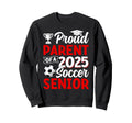 Proud Parent 2025 Soccer Senior Sweatshirt - Streetwear Style for Adults