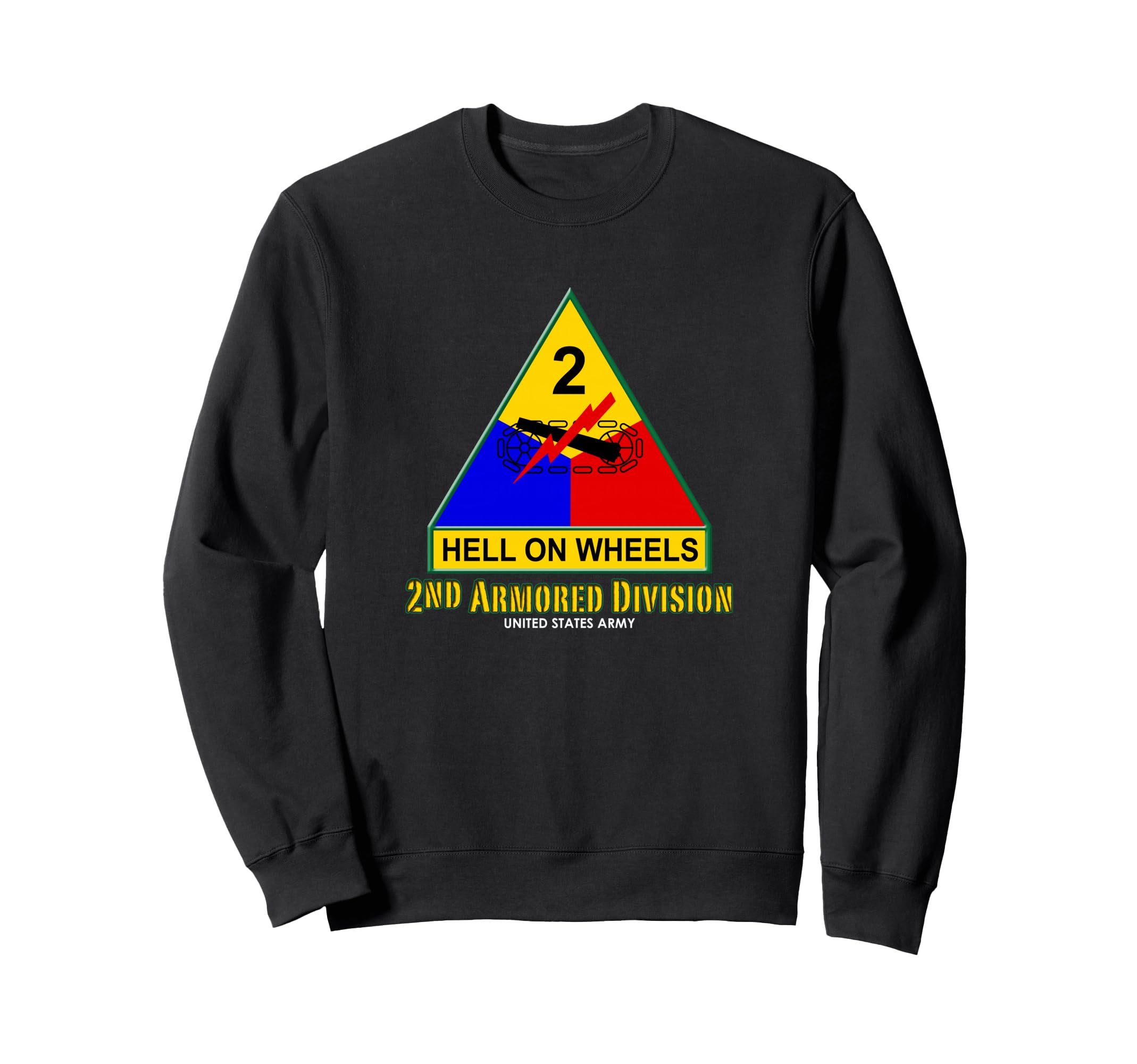 2Nd Armored Division Sweatshirt - Aesthetic Graphic for Adults