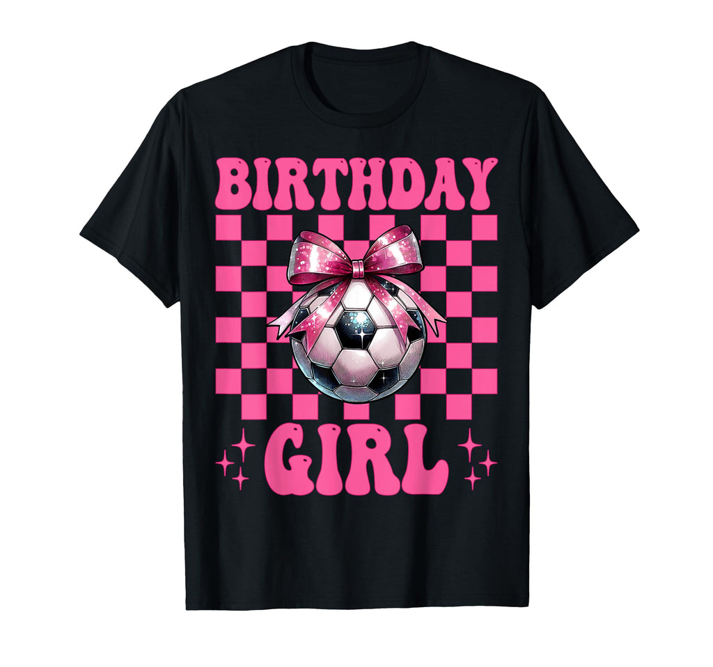 Birthday Soccer Soccer Mom Mama Coquette T-Shirt - Trendy Graphic Unisex