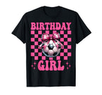 Birthday Soccer Soccer Mom Mama Coquette T-Shirt - Trendy Graphic Unisex