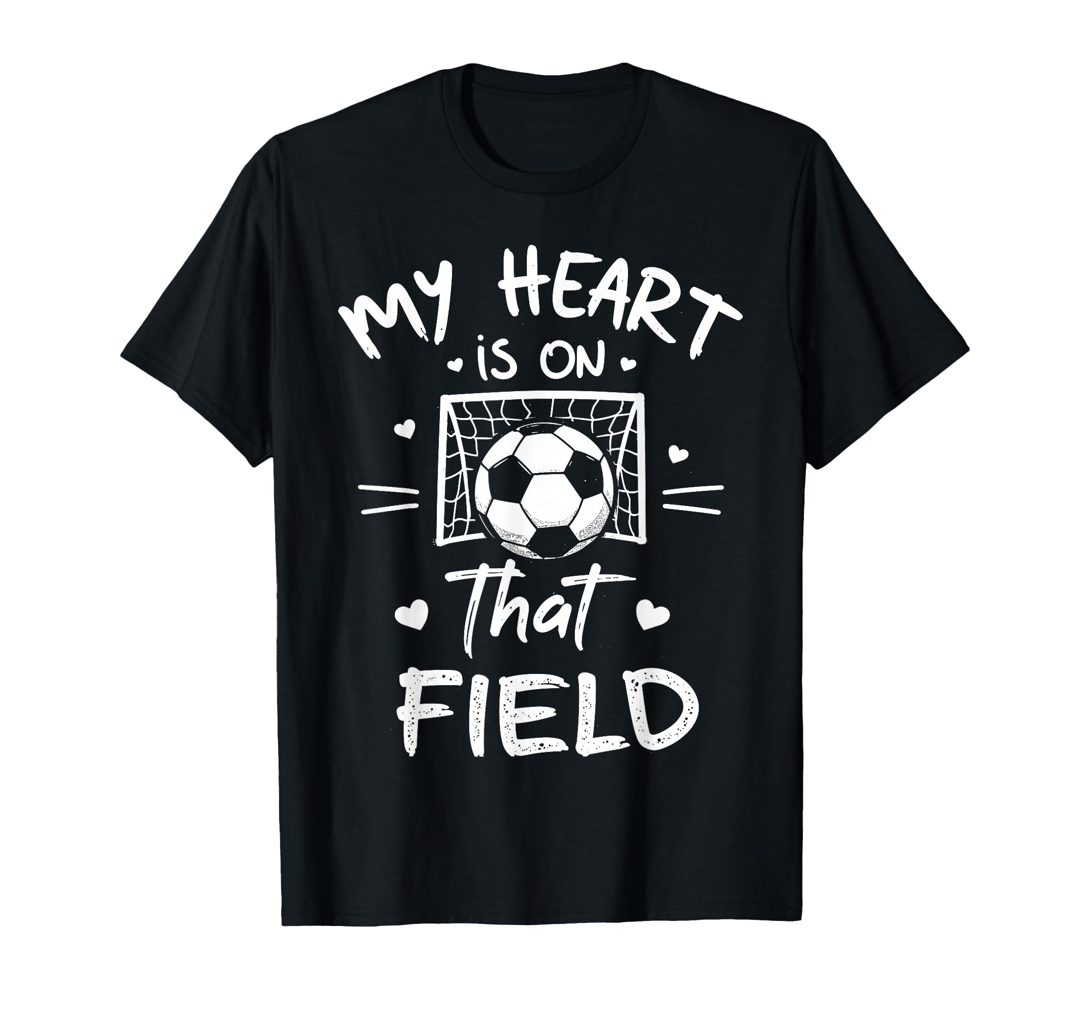 My Heart Is That Field Soccer Player T-Shirt - Streetwear Style for Adults