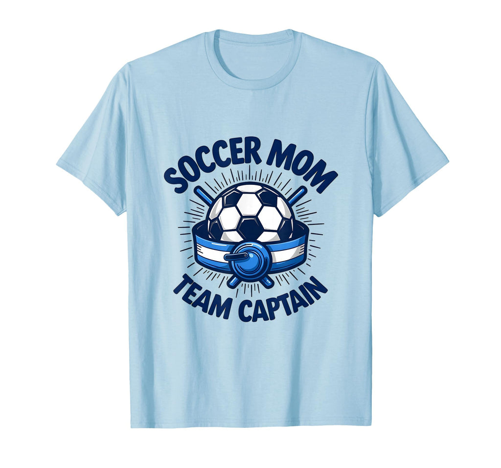 Soccer Mom Team Captain Leadership T-Shirt - Minimalist Print Unisex