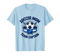Soccer Mom Team Captain Leadership T-Shirt - Minimalist Print Unisex