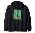 Soccer Player Soccer Fan Goalkeeper Hoodie - Aesthetic Graphic for Adults