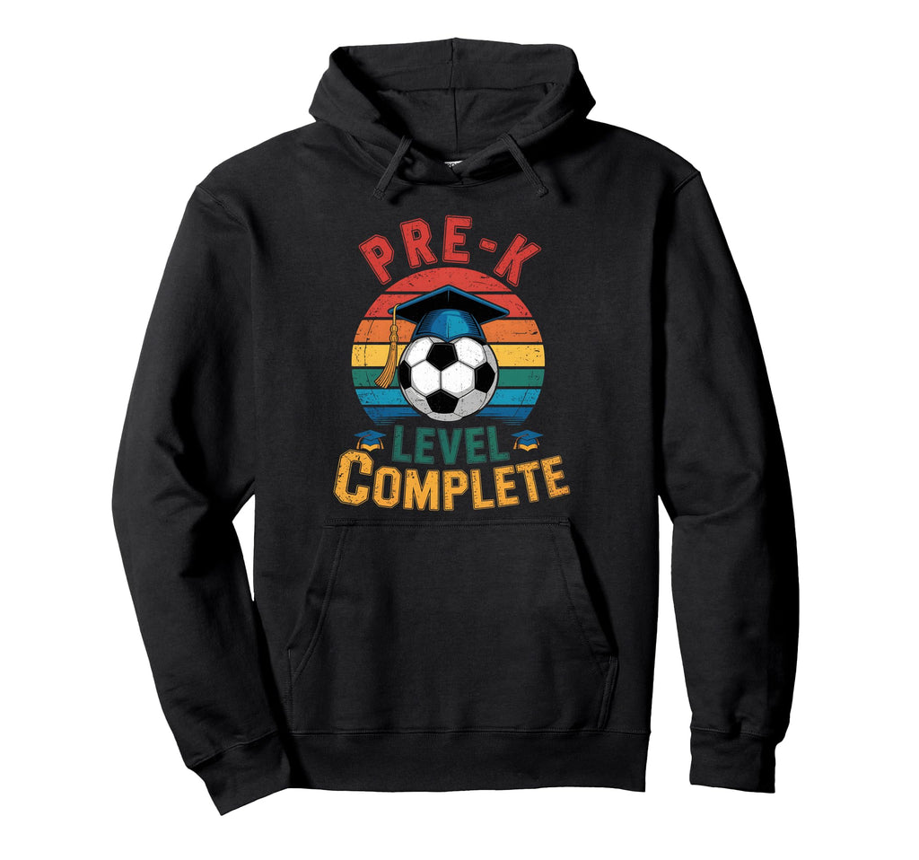Pre K Level Complete Soccer Last Day Hoodie - Minimalist Print for Adults
