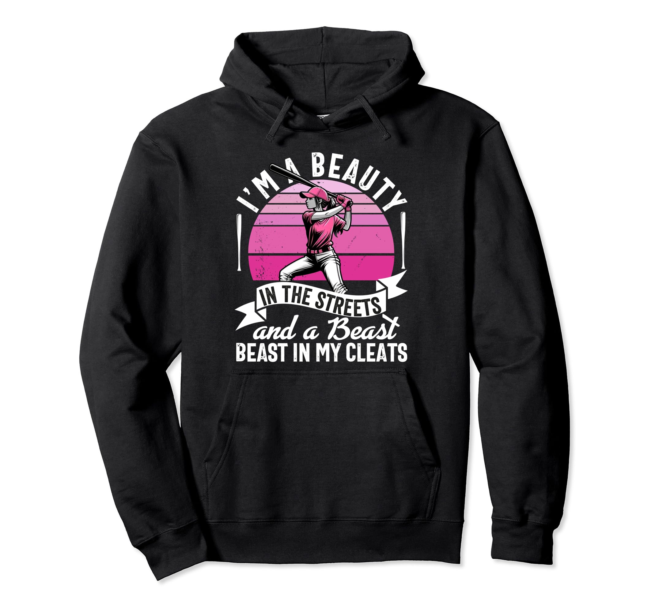 Im Beauty Streets And Beast My Cleats Hoodie - Novelty Apparel Men Women