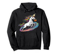 Unicorn Soccer Rainbow Galaxy Fantasy Hoodie - Custom Art Print Men Women