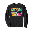 Soccer Mom Heart Fun Outfit Sports Sweatshirt - Novelty Apparel for Adults