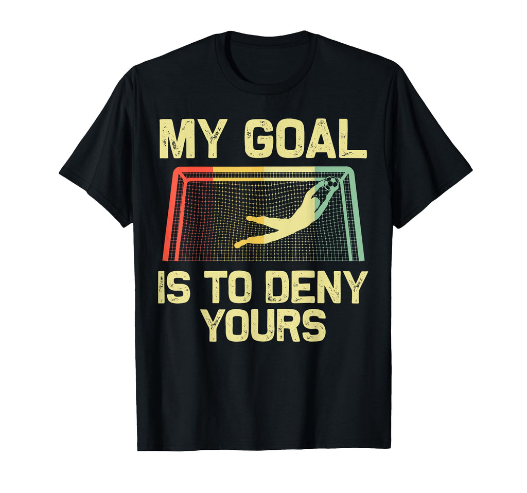 Soccer Goalie Art Gag Soccer Player T-Shirt - Trendy Graphic for Adults