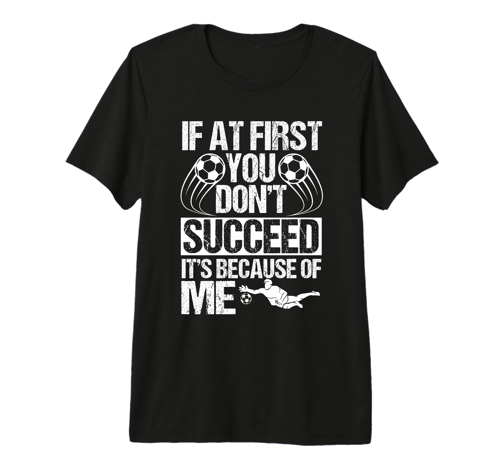 Goalie Soccer Player Goalkeeper T-Shirt - Casual Everyday Wear for Adults
