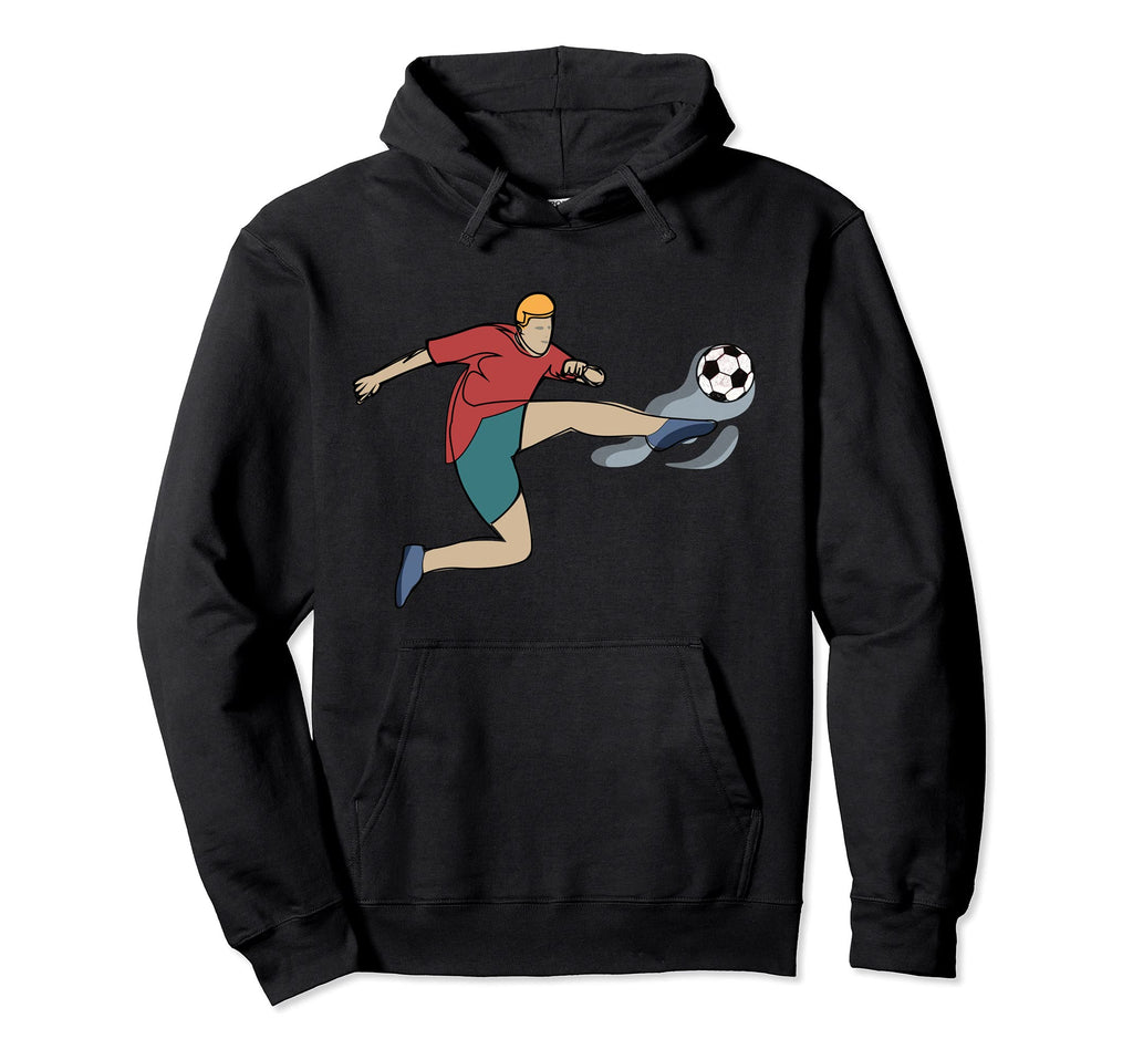 Soccer Player Ball Football Soccerplayer Hoodie - Novelty Apparel Unisex