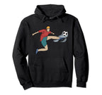 Soccer Player Ball Football Soccerplayer Hoodie - Novelty Apparel Unisex