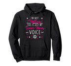 Im Not Yelling This Is Just My Soccer Mom Hoodie - Streetwear Style Unisex