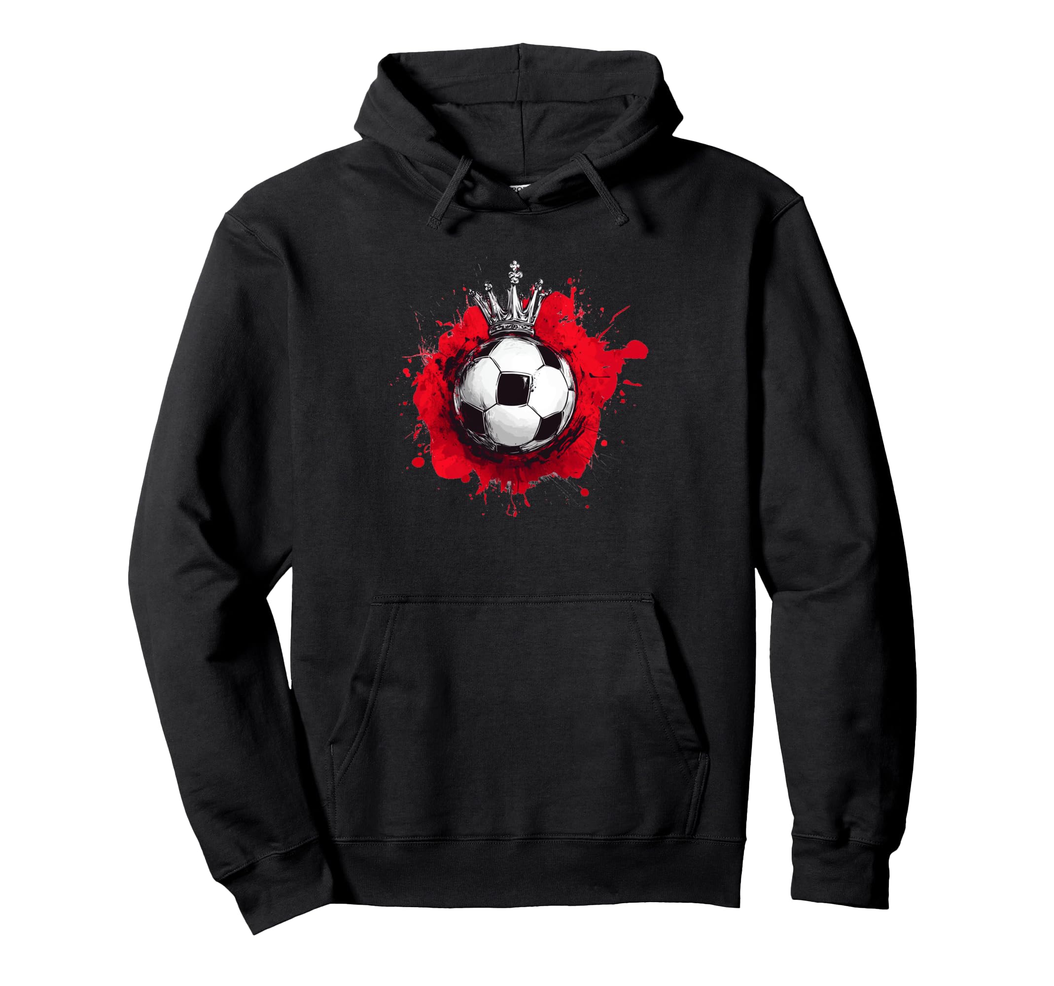 Play Like King This Soccer Ball Outfit Hoodie - Graphic Print Unisex