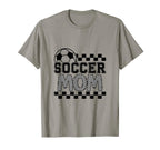 Soccer Mom Checker Checkered T-Shirt - Aesthetic Graphic for Adults