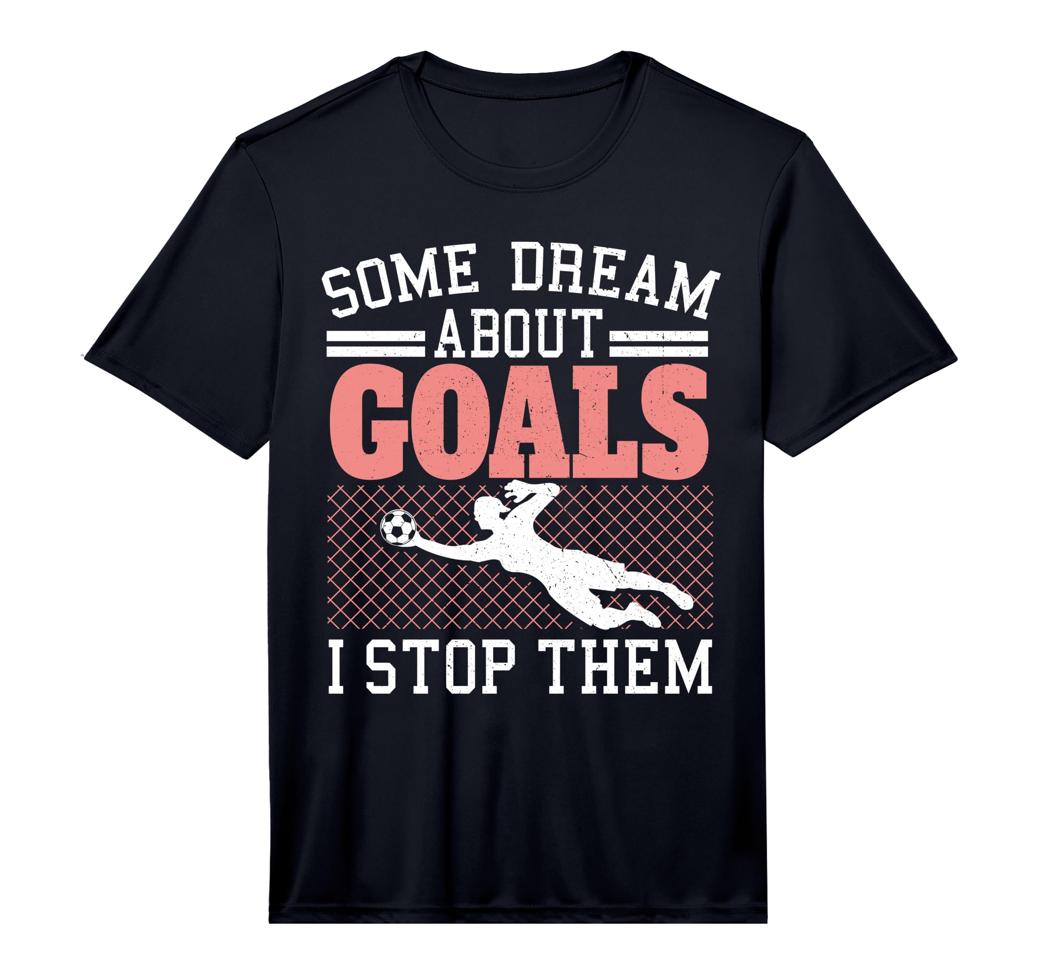 Mens Goalie Soccer Shirts Sayings T-Shirt - Trendy Graphic for Adults
