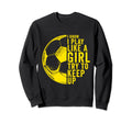 Sport Athlete Games Coach Soccer Sweatshirt - Minimalist Print for Adults