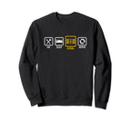 Eat Sleep Futsal Repeat Indoor Sweatshirt - Custom Art Print for Adults