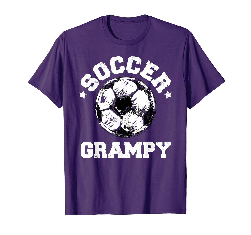 Soccer Grampy Soccer Ball T-Shirt - Casual Everyday Wear for Adults