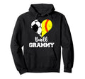Ball Grammy Heart Funny Soccer Softball Hoodie - Novelty Apparel Unisex