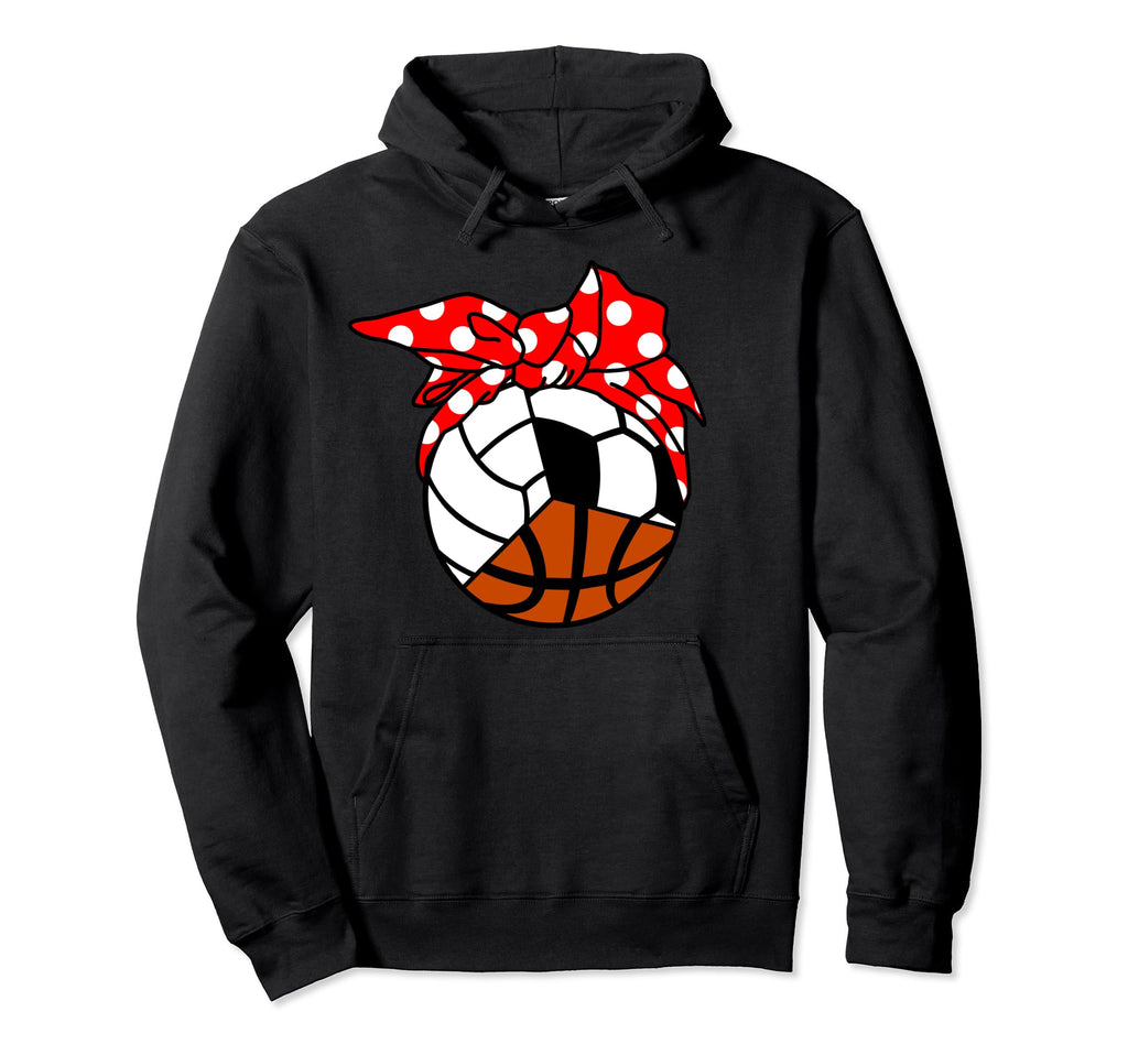 Volleyball Soccer Basketball Player Hoodie - Novelty Apparel for Adults