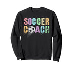 Groovy Soccer Coach Play Mama Sweatshirt - Custom Art Print Men Women