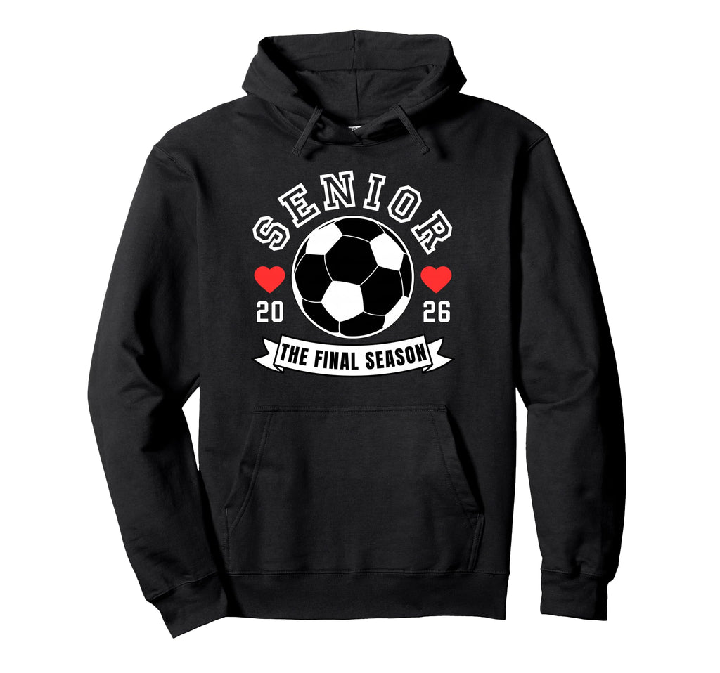 Senior Soccer 2026 Final Season Crew Hoodie - Trendy Graphic for Adults