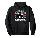 Senior Soccer 2026 Final Season Crew Hoodie - Trendy Graphic for Adults