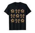 Game Day Soccer Bow Soccer Mom T-Shirt - Minimalist Print for Adults