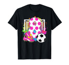 8 Years Old Birthday 8Th Birthday Soccer T-Shirt - Graphic Print Unisex