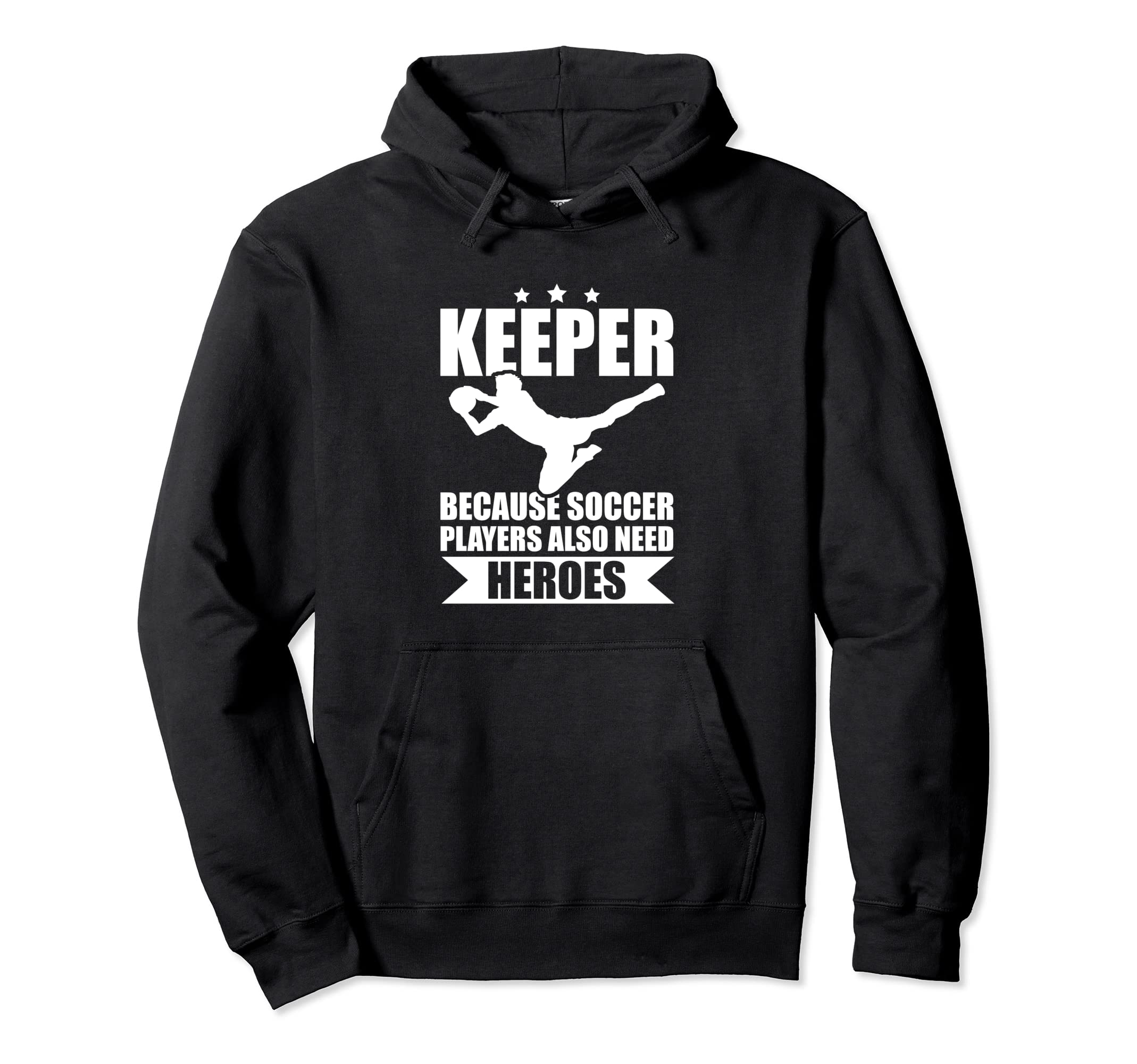 Soccer Player Ball Sports Goal Keeper Hoodie - Trendy Graphic Unisex
