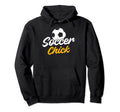 Soccer Chick Sport Funny Soccer Player Hoodie - Novelty Apparel for Adults