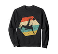 Soccer Distressed Hexagon Soccer Kick Sweatshirt - Graphic Print Unisex