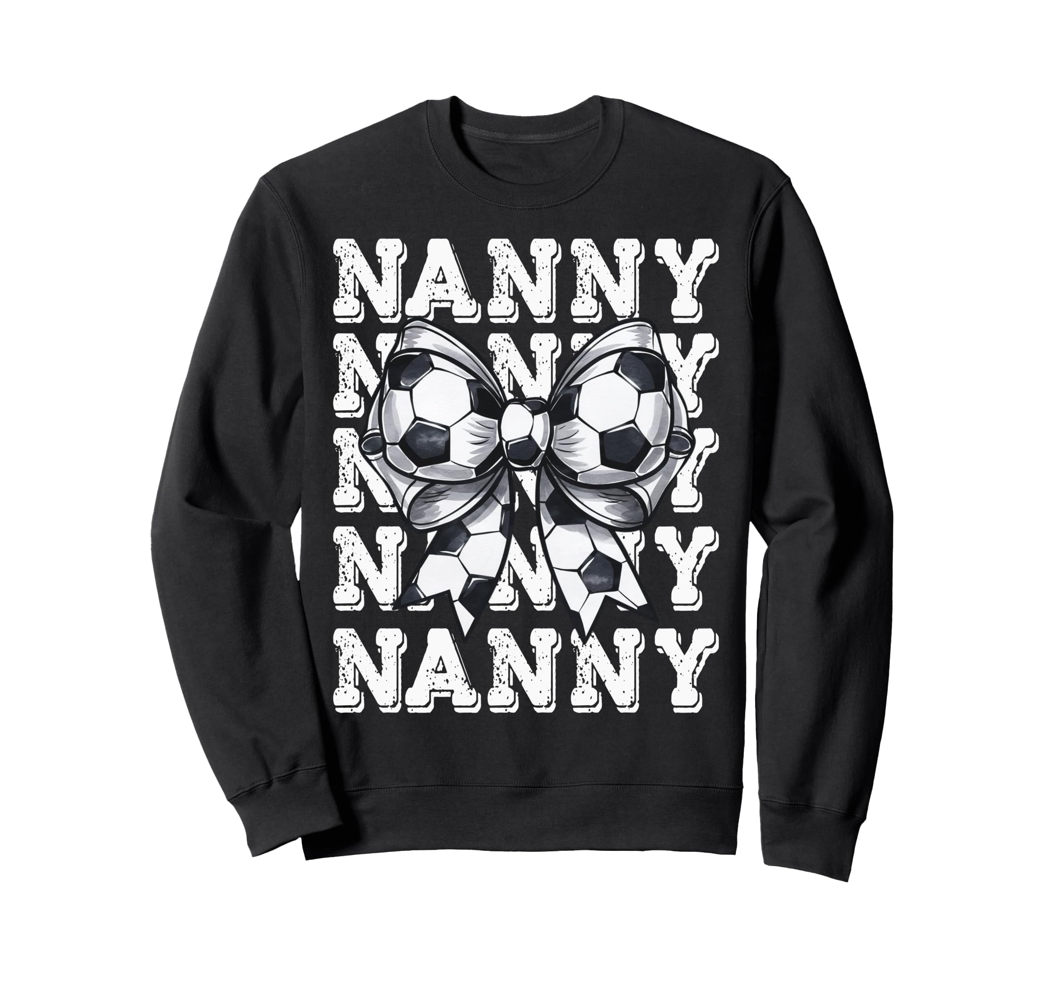 Coquette Soccer Nanny Matching Family Sweatshirt - Graphic Print Men Women