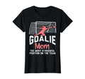 Goalkeeper Mom Stressful Funny T-Shirt - Minimalist Print Men Women