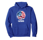 American Flag Soccer Mom Soccer Hoodie - Graphic Print Men Women