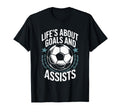 Goal Keeper And Goal Keeper Life T-Shirt - Minimalist Print Men Women