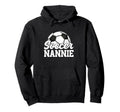Soccer Nannie Gifts Mothers Day Hoodie - Minimalist Print for Adults