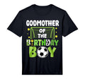 Mens Soccer Godmother Birthday Party T-Shirt - Minimalist Print for Adults