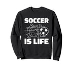Soccer Player Sports Lover Soccer Sweatshirt - Novelty Apparel Men Women