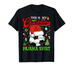 This Is My Pajama Soccer Tree Lights Sport T-Shirt - Trendy Graphic Unisex
