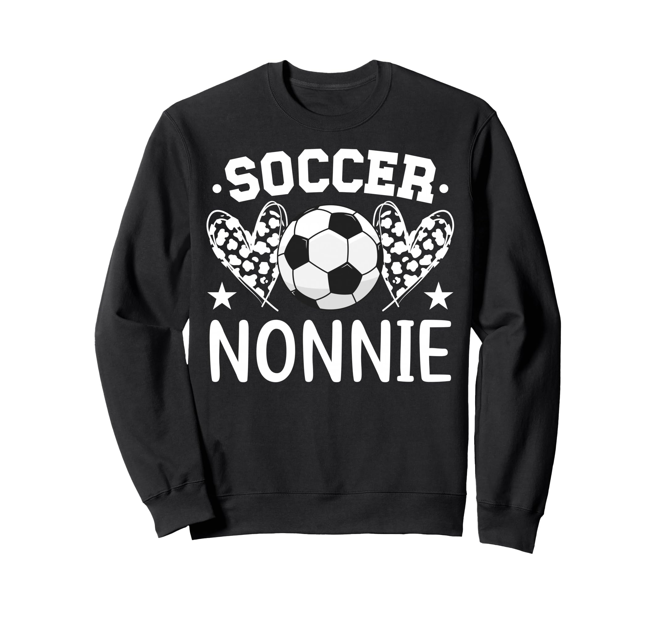 Soccer Nonnie Hearts Nonnie Soccer Sweatshirt - Unique Graphic Unisex