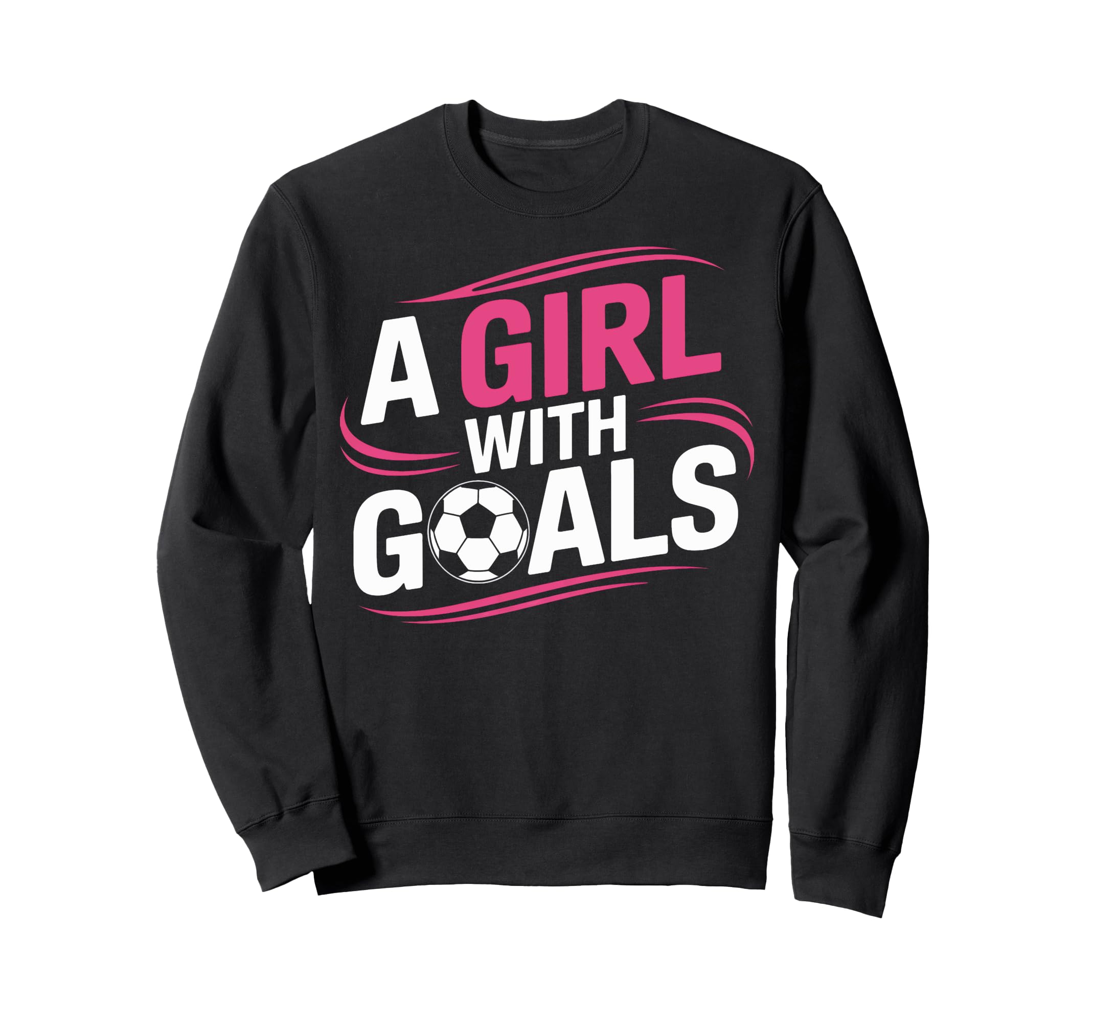 Inspirational Soccer Goals Female Sweatshirt - Streetwear Style Men Women