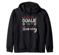 Funny Soccer Goalie Goalkeeper Mom Hoodie - Minimalist Print Unisex