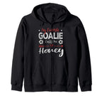 Funny Soccer Goalie Goalkeeper Mom Hoodie - Minimalist Print Unisex