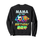 Mama Birthday Basketball Soccer Ball Sweatshirt - Aesthetic Graphic Unisex