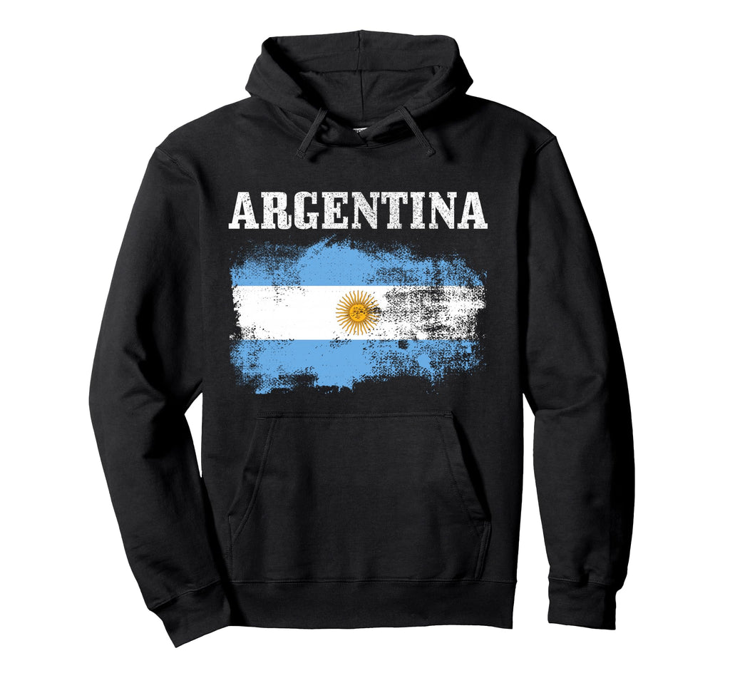 Argentina Flag Argentine Pride Hoodie - Casual Everyday Wear Men Women